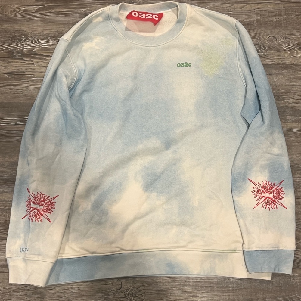 032c Cosmic Workshop ‘Bard’ Sweatshirt - Powdered Blue